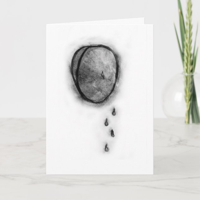 Cartão de condolências Original - Choro Com Você (Frente)