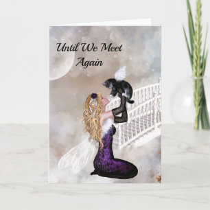 Cartão de condolências para a perda de um gato do