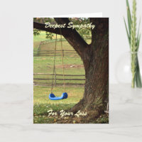 Cartão de condolências para Filho