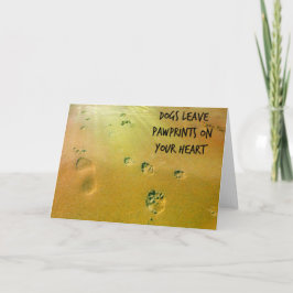 Cartão de condolências para Passagem de Cão