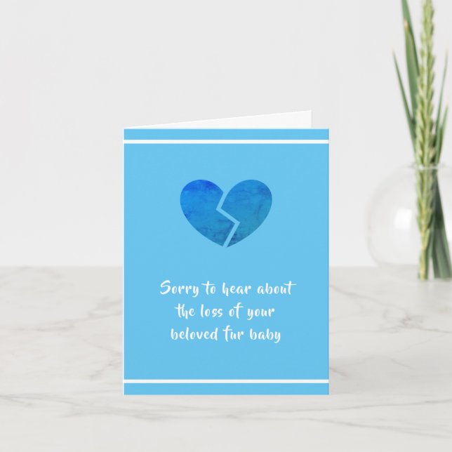 Cartão de condolências por dalDesignNZ (Frente)