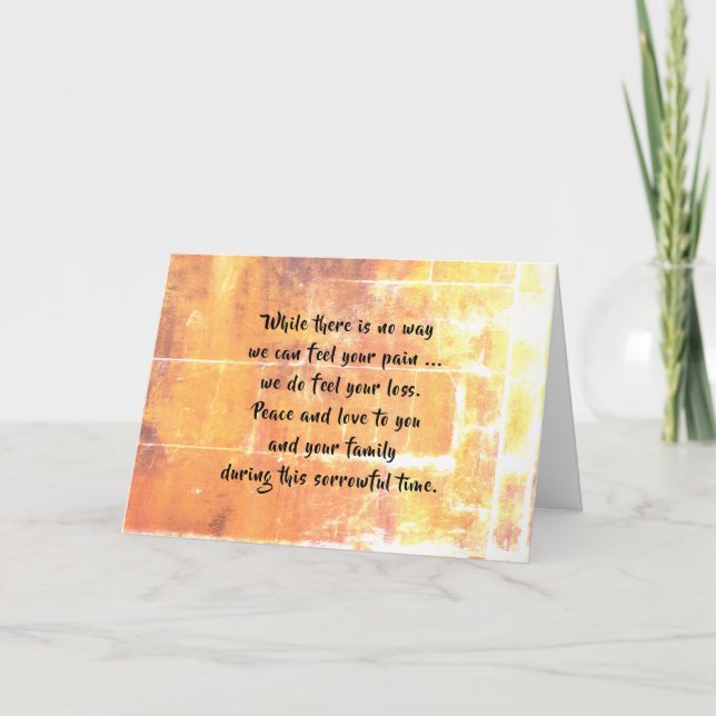 Cartão de condolências por dalDesignNZ (Frente)