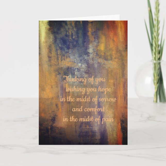 Cartão de condolências por dalDesignNZ (Frente)