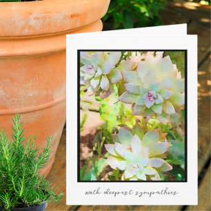 Cartão de condolências Profundo da usina do sudoes