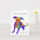 Cartão de condolências Rainbow Dog (Small Plant)