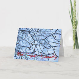 Cartão de condolências religioso