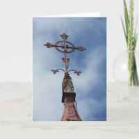 Cartão de Condolências “Torre da Igreja da Santa C