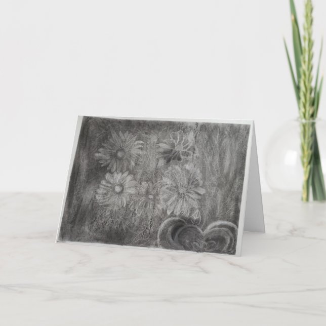 Cartão de Condolências "Um Encontro Sombrio" (Frente)