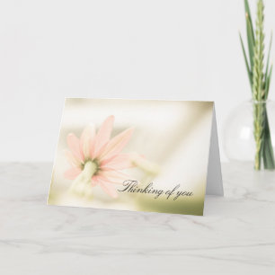 Cartão de condolências, uma bela fotografia floral
