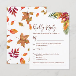 Cartão de Confirmação de Presença para Casamento d