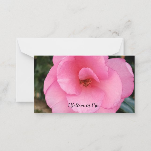 Cartão de confirmação num cartão. (Frente)