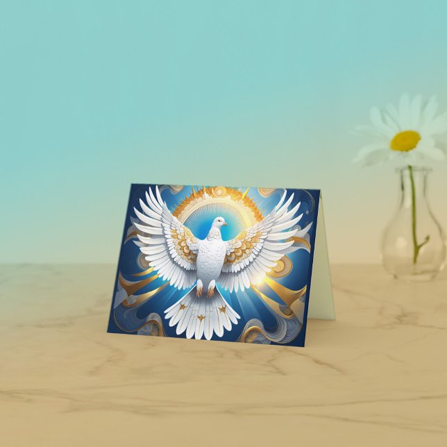 Cartão de Confirmação "O Paraclete" (Criador carregado)