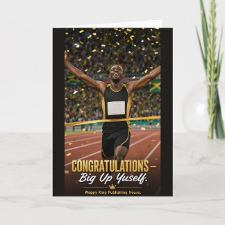 Cartão de congratulações - Com um toque jamaicano