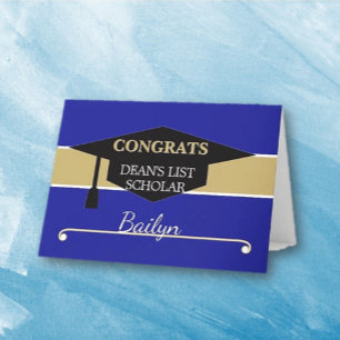 cartão de congratulações personalizado da LISTA DO