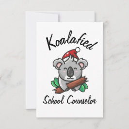Cartão de Conselheiro Escolar Koalafied