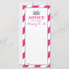 Cartão de Conselheiro para a Mãe-A-Ser, Chá de fra