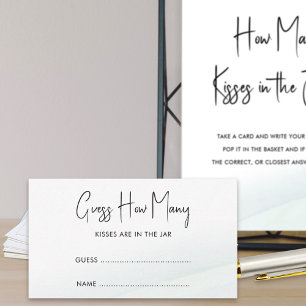 Cartão De Conselho Adivinhem Quantas Placas De Jogo De Chá de panela 