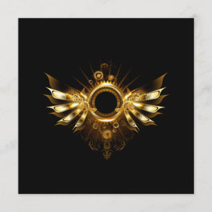 Cartão De Conselho Asas de vapor