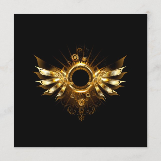 Cartão De Conselho Asas de vapor (Frente)