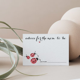 Cartão De Conselho Aviso de Ladybug de Aquarela para Placa de Chá de 