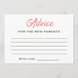 Cartão De Conselho Bebê Floral Em Flores Botânicas De Chá de fraldas 