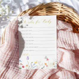 Cartão De Conselho Borboletas entoadas desejo floral para bebê