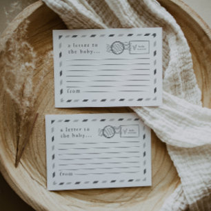 Cartão De Conselho Cartas para o bebê