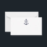 Cartão De Conselho Casamento de Âncora Azul Marinho Náutico<br><div class="desc">Adicione um toque de na moda ao seu casamento náutico com este clássico cartão de conselho de casamento da âncora azul marinho. Projetado com uma ilustração de âncora azul marinho, ele apresenta noiva personalizada e monograma de noiva, texto personalizado em uma fonte azul marinho em um fundo branco. Ideal para...</div>
