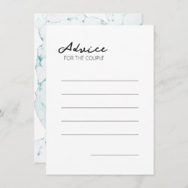 Cartão De Conselho Casamento de Destino Náutico Azul