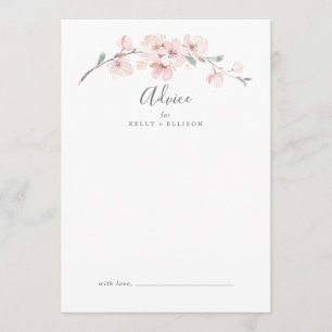 Cartão De Conselho Casamento de primavera Cherry Blossom