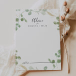 Cartão De Conselho Casamento Dourado de Confetti Eucalyptus Foliage<br><div class="desc">Este cartão de conselho de casamento de folhagem de eucalipto de ouro é perfeito para um casamento rústico. O design apresenta uma folhagem verde de aqualyptus com dourado confetti. Estas cartas são perfeitas para um casamento, chá de panela, chá de fraldas, festa de formatura e muito mais. Personalize as cartas...</div>