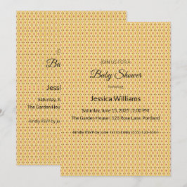 Cartão De Conselho Chá de fraldas Cute Boho Sexo Neutro, Personalizáv