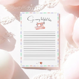 Cartão De Conselho Chá de fraldas De Coloração Aquática De Pastel Mui