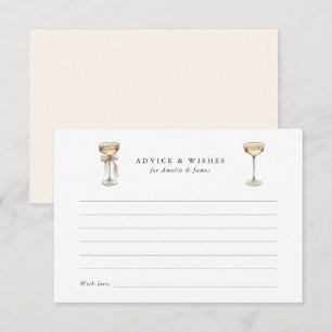 Cartão De Conselho Chá de panela de Champanhe Brunch e Bubble