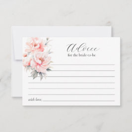 Cartão De Conselho Chá de panela de Peonies Rosa - Direto-a-ser - Aco