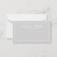 Cinzas Elegantes e Conselhos de Casamento Branco e