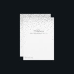 Cartão De Conselho Coleção de Casamentos Vintage Glam Silver Confetti<br><div class="desc">Adicione um pouco de brilho ao seu casamento com estes cartões de conselho de confete prateado. O simples, mas na moda, design permitirá que seus convidados escrevam um aviso para que você mantenha e leia nos próximos anos. O texto é fácil de personalizar para que esses cartões possam ser rapidamente...</div>