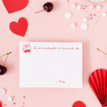 Coquette Cherry Chá de panela Sweet Wish