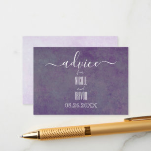 Cartão De Conselho Crie a sua própria textura Bonito do Grunge Roxo