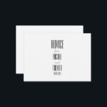 Cartão De Conselho Crie seu próprio personalizado<br><div class="desc">Crie seu próprio Cartão de Aconselhamento Personalizado Visite nosso compro para mais coordenação de suprimentos de casamento e eventos especiais,  decoração e favores!</div>