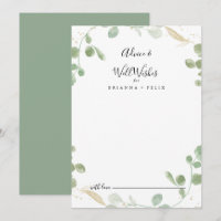 Dourada Confetti Eucalyptus Weding Good Wish