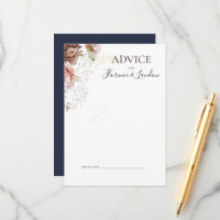 Floral de Blush Moderno | Casamento Marinho