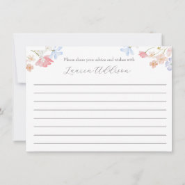 Cartão De Conselho Flores rosa Belas Belas Barras de Aconselhamento F