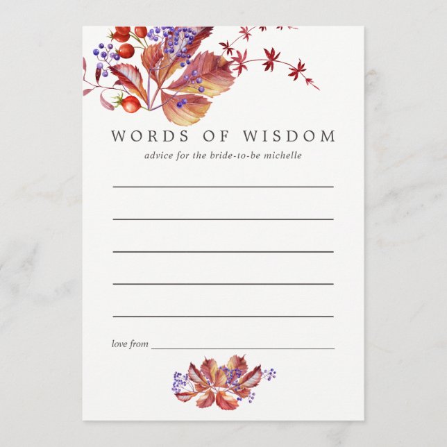 Cartão De Conselho Outono - Aviso de queda de Chá de panela de Aquare (Frente)