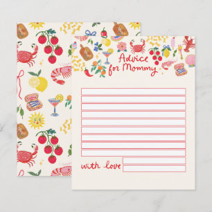 Cartão de Conselho para a Mamãe Ciao Baby Arte F
