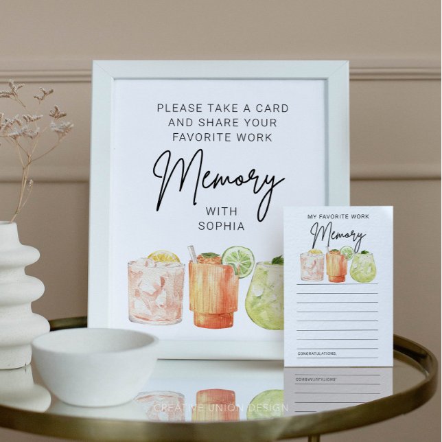 Cartão De Conselho Partilha da Parte de Aposentação da Memória de Tra (Retirement)