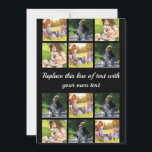 Cartão De Conselho Personalizar colagem de fotos e texto Case-Mate iP<br><div class="desc">Personalizar colagem e texto de fotos</div>