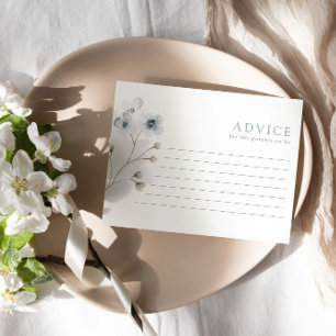 Cartão De Conselho Placa de Conselhos Simples sobre Chá de fraldas Fl