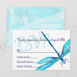 Cartão De Conselho Placa de gabinete RSVP de Dragonfly Dragonfly