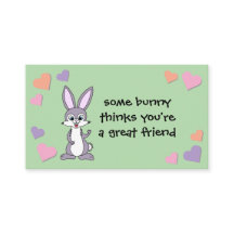 Placa de Namorados Bunny com envelope
